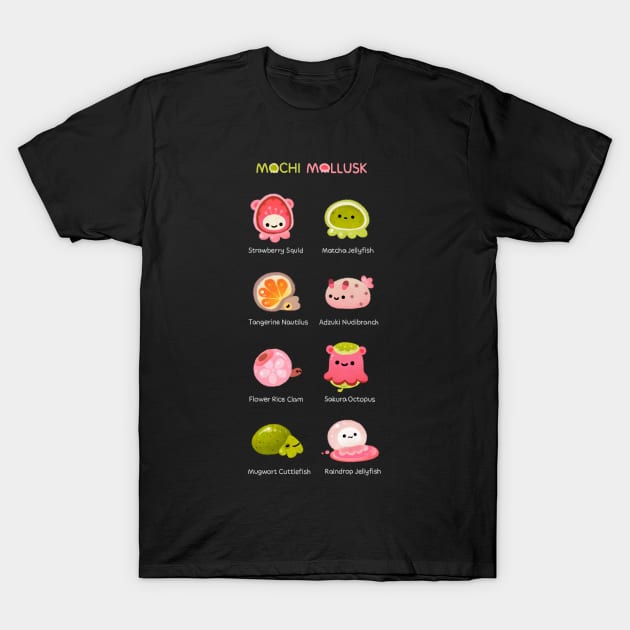 Mochi Mollusk T-Shirt by pikaole